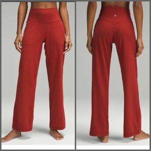 Lululemon Align High-Rise Wide-Leg Pant 31” size 10 Terra Orange NWT